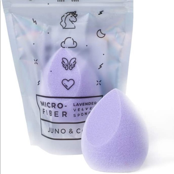 Makeup Sponge Set of 3 : JUNO & Co. Microfiber Sponge, Latex-Free, Dual Layer - Picture 5 of 6